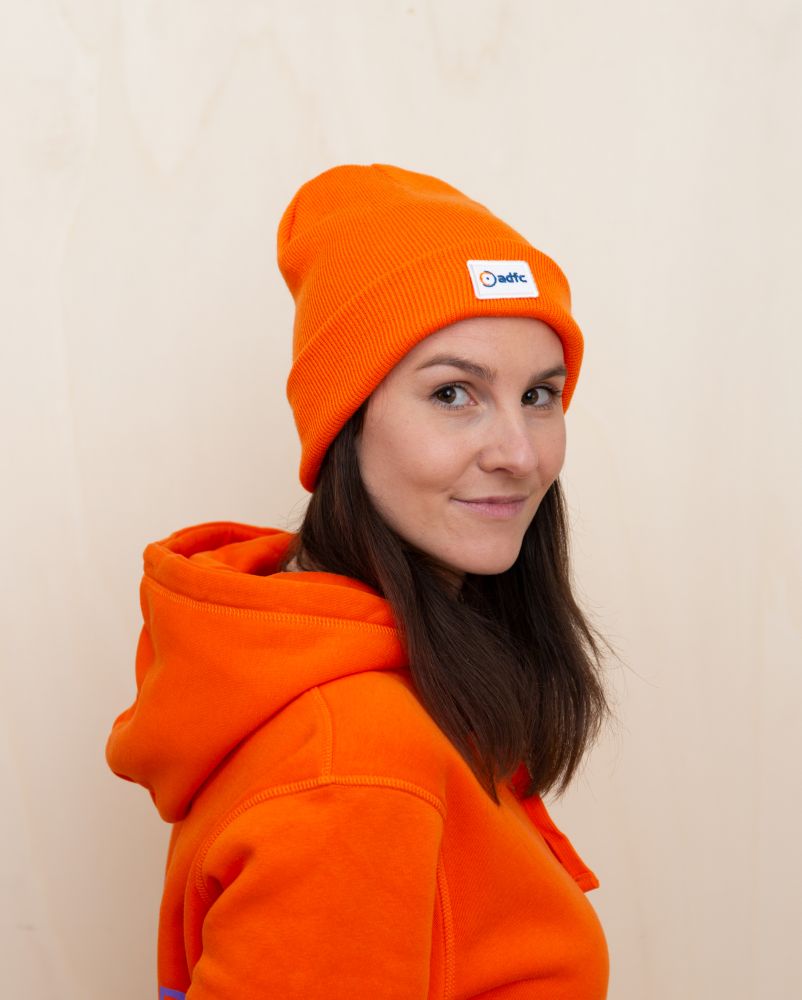 Beanie ADFC Logo orange
