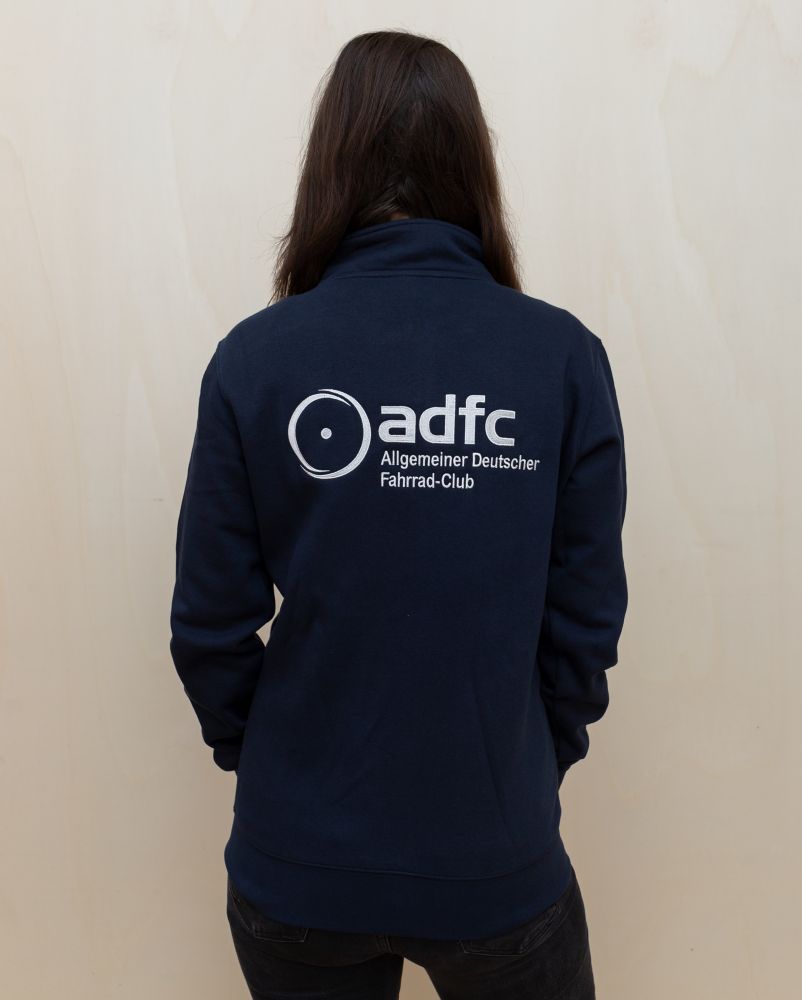 Zipper (w) ADFC Logo Stick blau