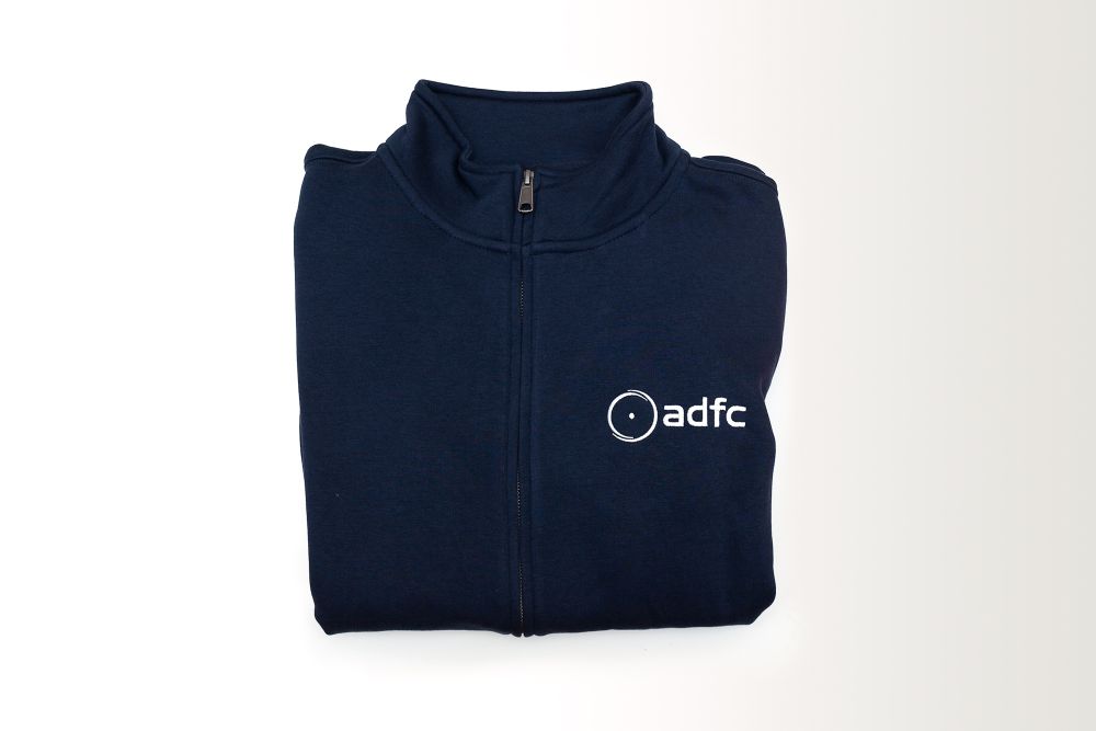 Zipper (w) ADFC Logo Stick blau