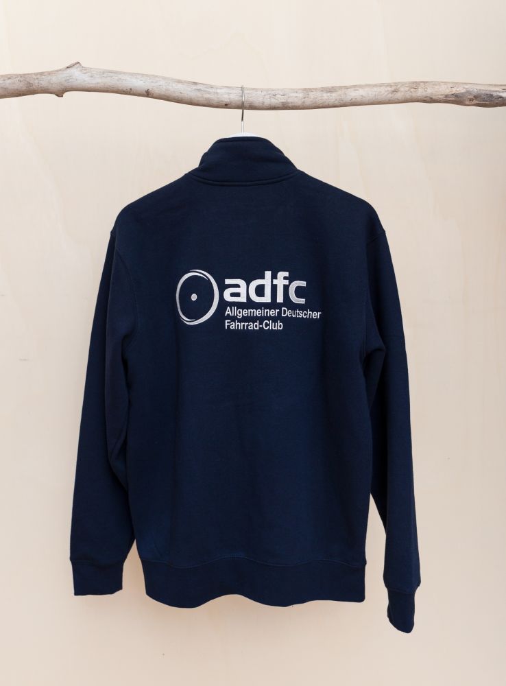 Zipper ADFC Logo Stick blau