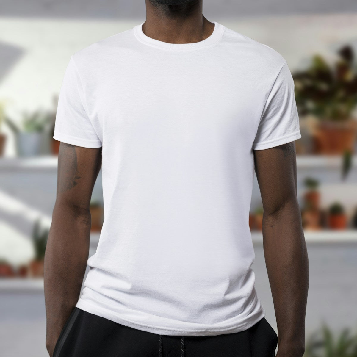 Premium T-Shirt Weiss Vorderseite