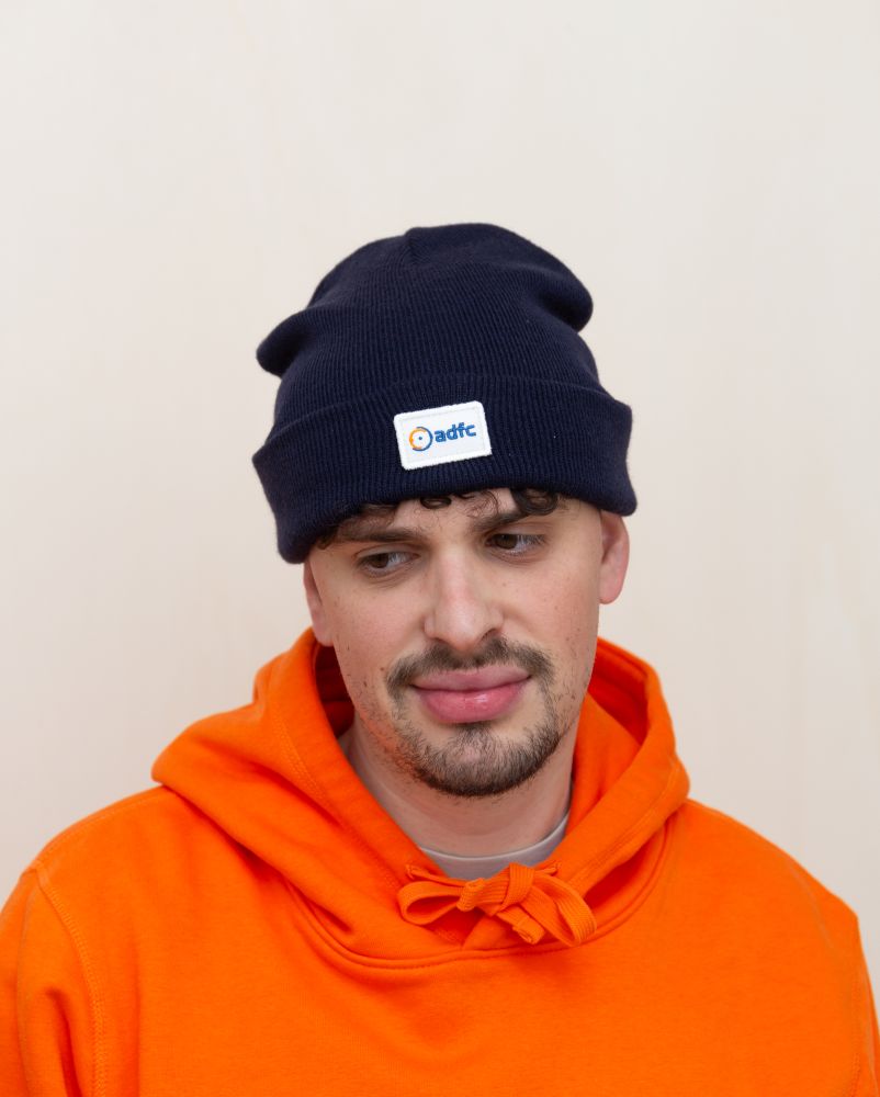Beanie ADFC Logo blau