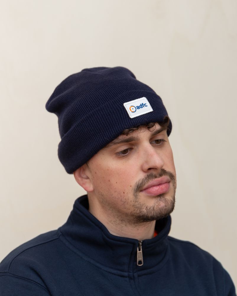 Beanie ADFC Logo blau