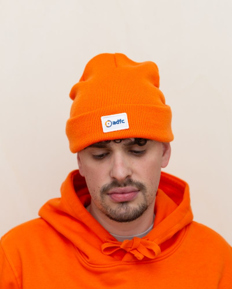 Beanie ADFC Logo orange
