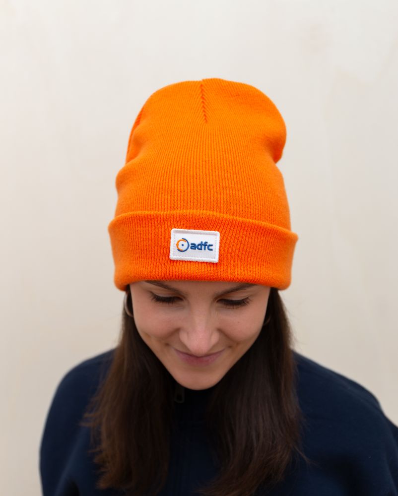 Beanie ADFC Logo orange