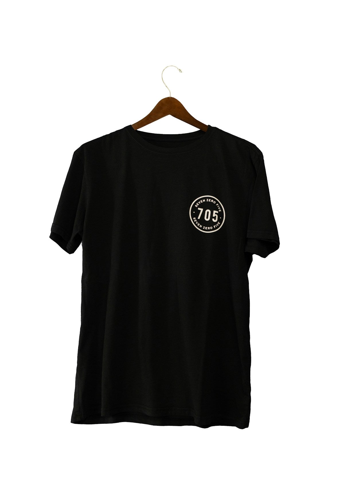 Premium T-Shirt Schwarz Rueckseite